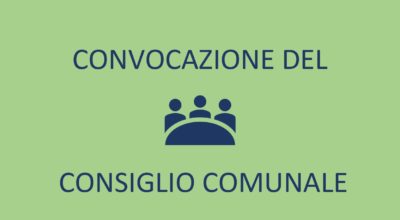 Convocazione Consiglio Comunale 05 Novembre 2020