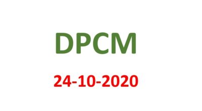 DPCM 24 OTTOBRE 2020