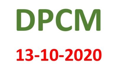 DPCM 13 OTTOBRE 2020