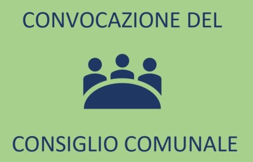 CONVOCAZIONE del Consiglio Comunale