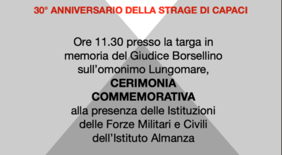 23 maggio 2022: Commemorazione Strage di Capaci