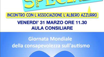 31 marzo: incontriamo l’Associazione L’Albero Azzurro in occasione della settimana di sensibilizzazione legata alla Giornata sull’Autismo