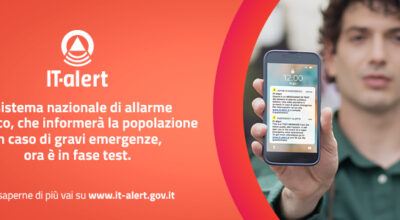 Sistema di allarme pubblico IT-Alert – Fase di sperimentazione