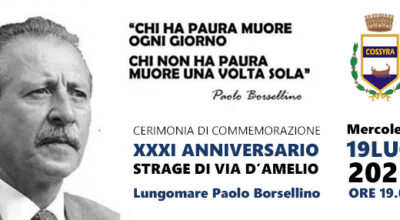 Cerimonia per il XXXI° anniversario della strage di via D’Amelio